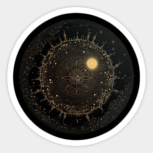 Celestial Map Sticker